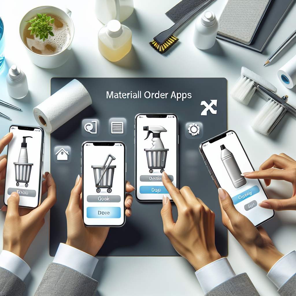 Materialbestell-Apps