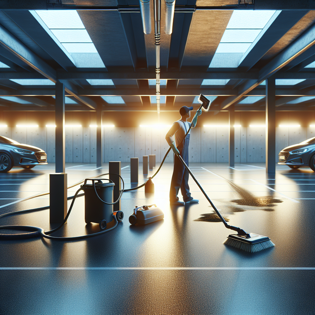 Reinigung von Parkhäusern