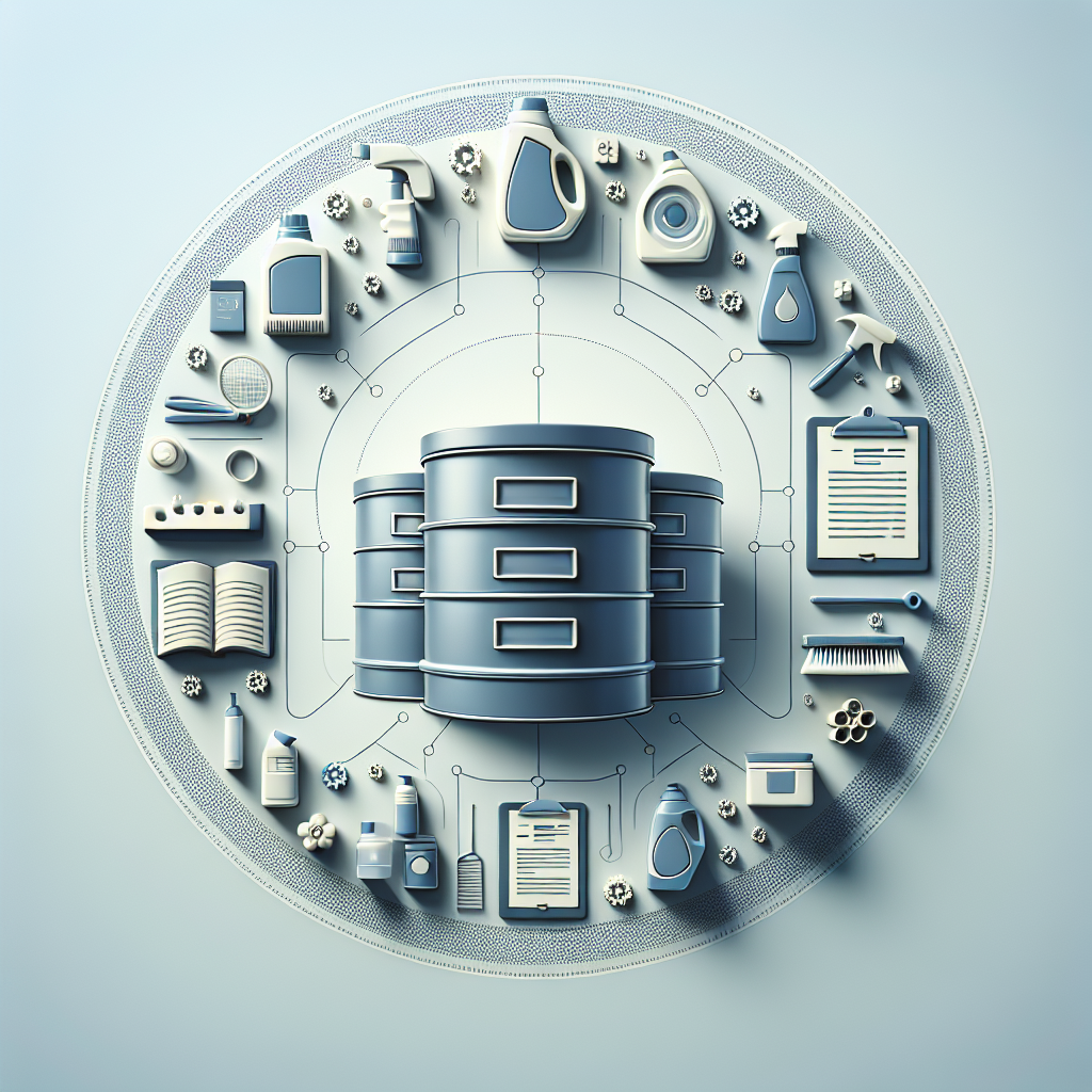 Reinigungsmittel-Datenbanken