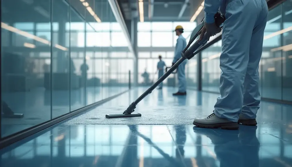 Industrielle Oberflächenreinigung: Effizienz und Präzision im Einsatz
